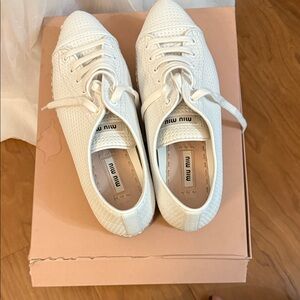 Miu Miu White Sneakers